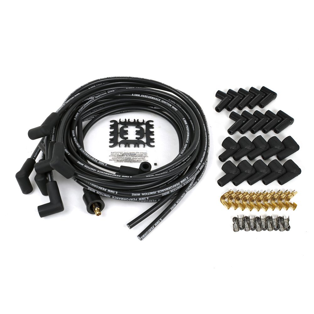 Performance Spark Plug Ignition Wire Kit 90 Degree